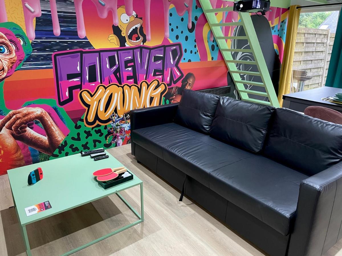 Capsule Forever Young - Jacuzzi - Sauna - Billard - Arcade De Jeux - Netflix & Home Cinema - Ping Pong Hastiere-par-dela Ngoại thất bức ảnh